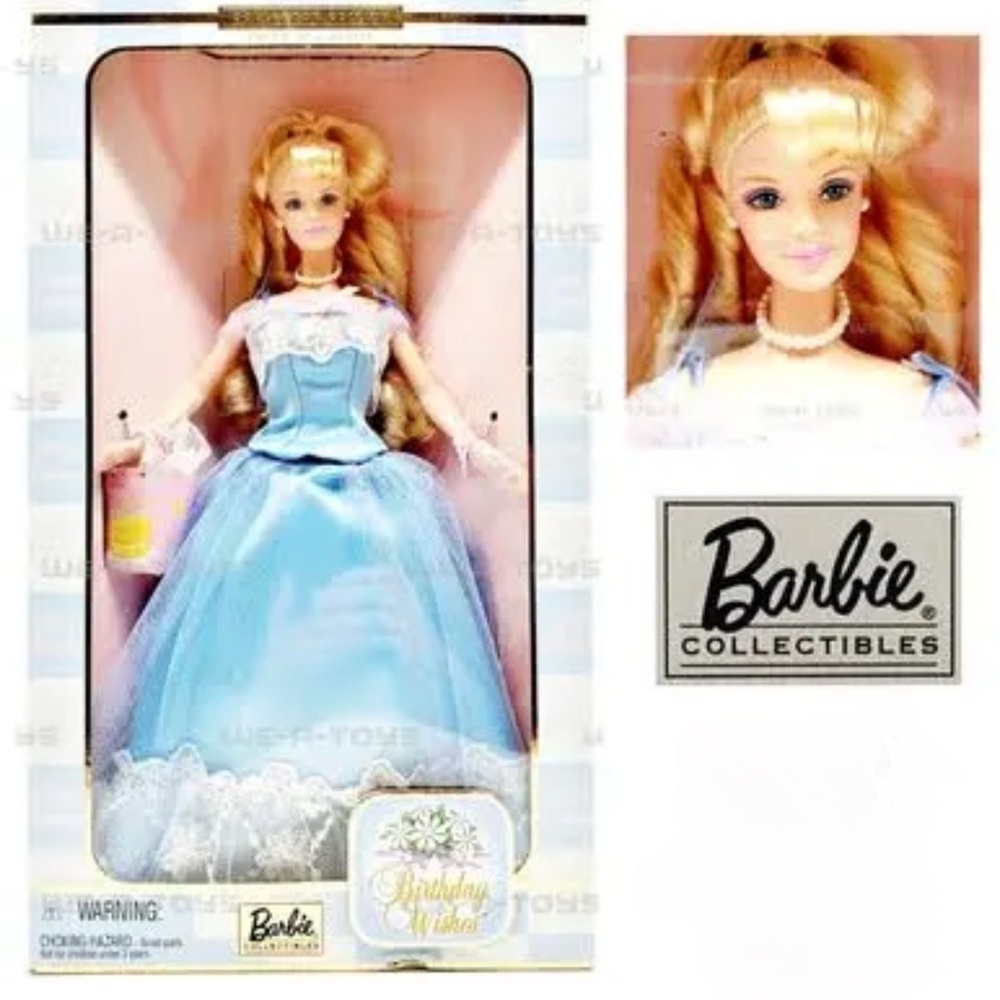 2001 Mattel Barbie Doll Birthday Wishes Collector Edition 28434 Third in series